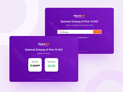 Pick n Go - Jakartanotebook design typography ui ux website