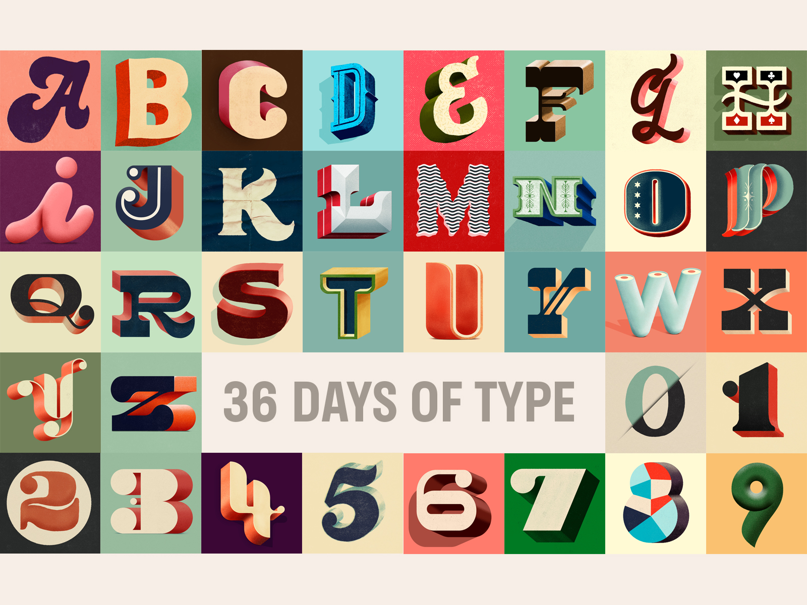 36 Days Of Type By Ignacio Fernandez On Dribbble