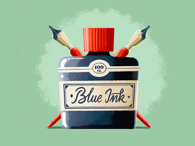 Ink illustration ink photoshop texture