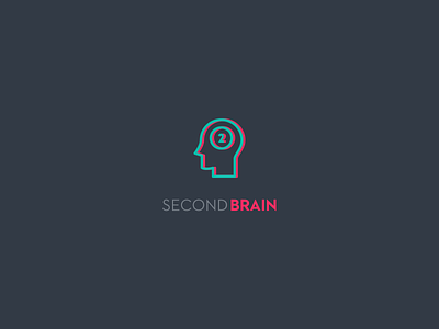 2nd Brain app brain brand icon logo second