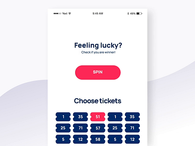 Lottery draw animation 2d after effects animation colors design draw flat girl gradient lottery mobile motion tickets ui