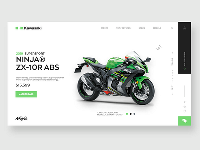 Kawasaki page redesign concept