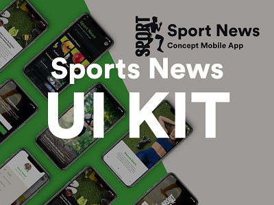 Sport News Concept Mobile App adobe adobe xd app branding consept design graphicdesign illustration mobileapp news sports ui uiux ux vector