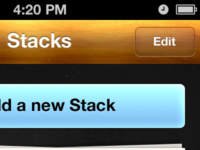 Changes blue ios iphone stacks ui wood