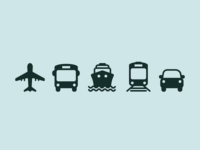 Transportation Icons