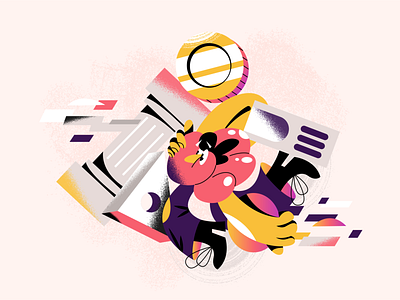 Slow down mate! character design design illustration product ui vector webdesign