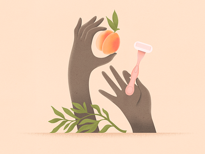Peach! character design design illustration product ui vector webdesign