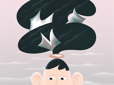 Mental illness! character design design illustration product ui vector webdesign