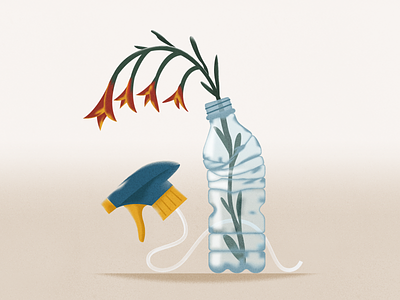 Plastic pollution! character design design illustration product ui vector webdesign