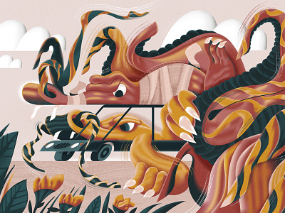 Dragons! character design design illustration product ui vector webdesign