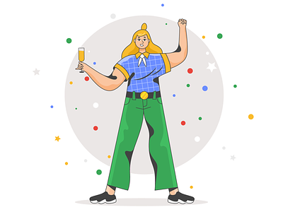 Successful manager! character character design design designs flat illustration product success successful ui vector website