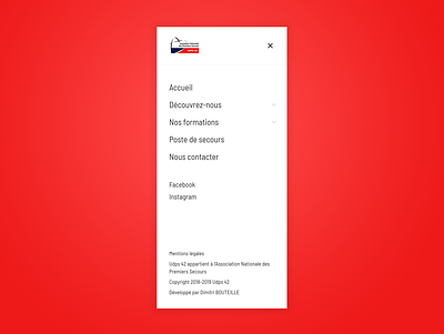 Minimalist menu app clean clean ui menu minimal mobile navigation responsive simple ui ux web web design white