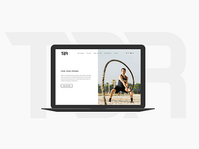 Total Body Results design portfolio website