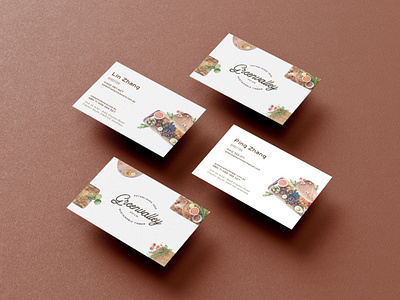 Greenvalley chopping board business cards