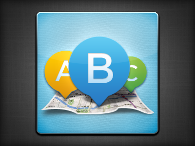 Browse app blue browse icon ipad map