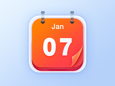 New Shot - 01/14/2019 at 02:57 AM calendar design icon illustration