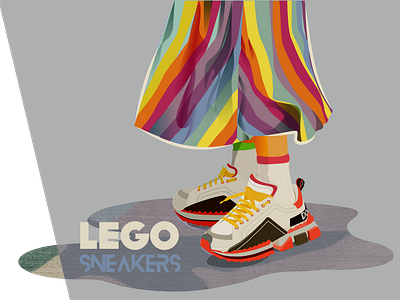 Lego Sneakers LOVE COLORS :)