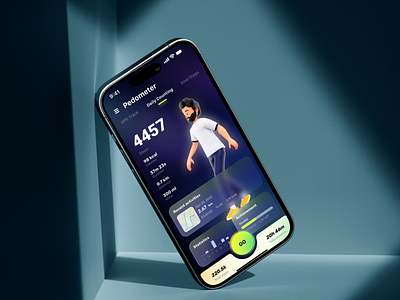 Pedometer UI Design