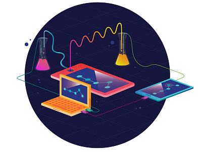 Integrated Training Illustration design illustration isometric london trainingprogram