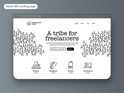 DailyUI #3: Landing page freelance freelance design freelance designer landing page landing page design landingpage ui uidesign userinterface ux uxdesign web design webdesign website concept