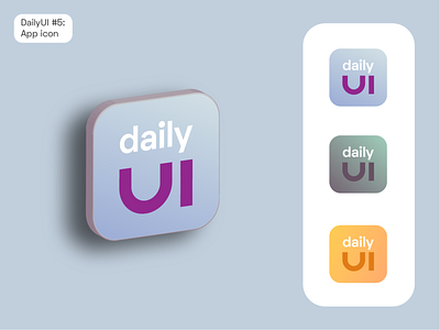 DailyUI #5: App icon app app icon app icon design app icon logo app logo daily ui dailyui dailyuichallenge icon icon design