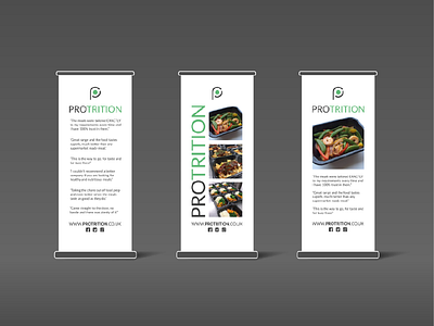 Vertical Banner Designs - Protrition banner design food graphics mockup norfolk norwich nutrition uk vertical