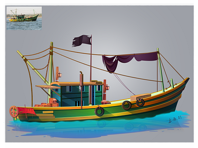 Boat book illustrations concept concept art design illustration