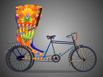 Rickshaw art bangladesh book illustrations concept art design dhaka graphic design illustration india