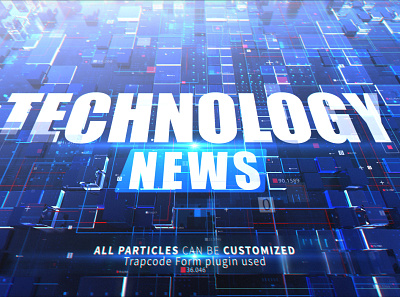 Technology News - After Effects Project File ae aetemplate aftereffects branding business c4d envato intro logo technology template videohive