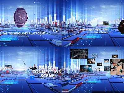 Digital Technology Platform - After Effects Project File