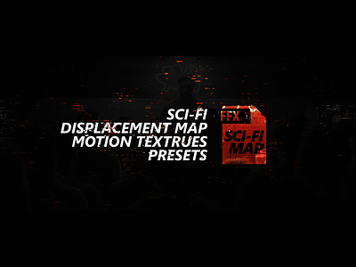 Sci-fi Displacement Map Motion Textrues Presets After Effects ae branding business reveal technology template ui vector