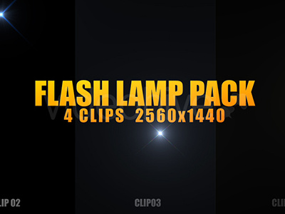 Flash Lamp Pack - Video footage footage overlay stock