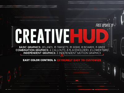 Creative HUD - After Effects Project File ae design graphic hud motion template