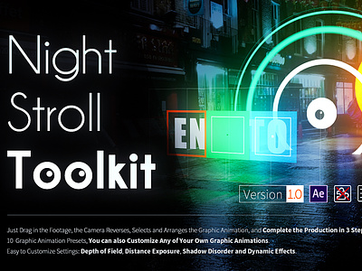 Night Stroll Toolkit - After Effects Project