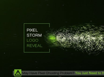 Free Download Now! Pixel Storm Logo Reveal-After Effects Project ae intro logo reveal template