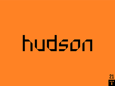 Hudson branding design logo logo design logotype minimal