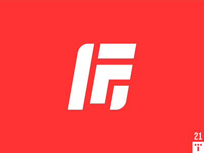 MF mark branding design logo logo design logotype minimal