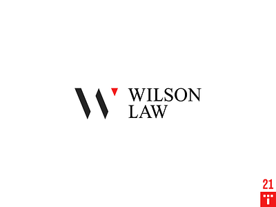 Wilson Law design logo design logotype minimal
