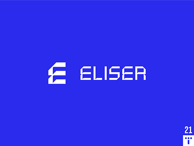 Eliser app icon branding design logo logo design logotype minimal