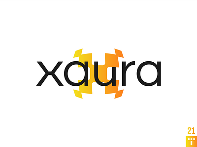 Xaura branding design logo logo design logotype minimal x mark