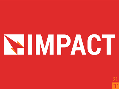 Impact with an Idea branding design logo design logotype minimal