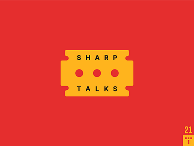 Sharp Talks app icon branding design illustration logo logo design logotype minimal vector