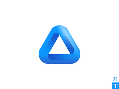 3D Penrose-ish app icon design icon illustration logo logo design minimal ui vector windows 11