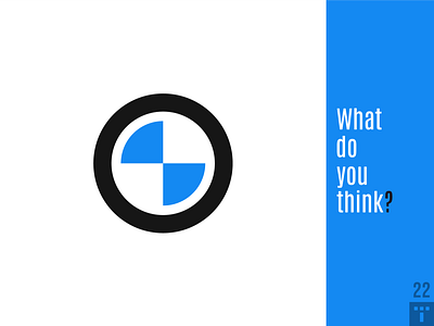 BMW logo redesign proposal bmw car design logo logo design logotype minimal redesign
