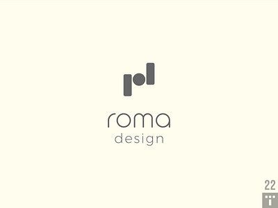 Roma Design - Logo app icon design interior logo logo design minimal vector