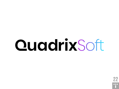 Quadrix Soft - Logo Design app icon design logo logo design logotype minimal
