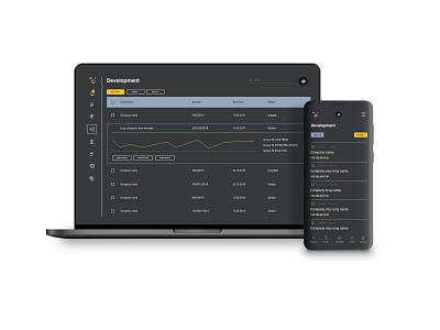 Case: dark mode cms dark app dark mode dark theme desktop app desktop application mobile app mobile design mobile tablet illustrations system design table trends ui ux