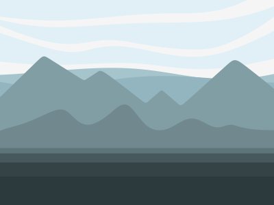 Mountains abstract flat illustrator mountains vector