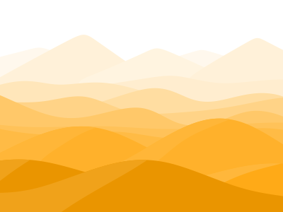 Desert hills. desert flat hills vector yellow