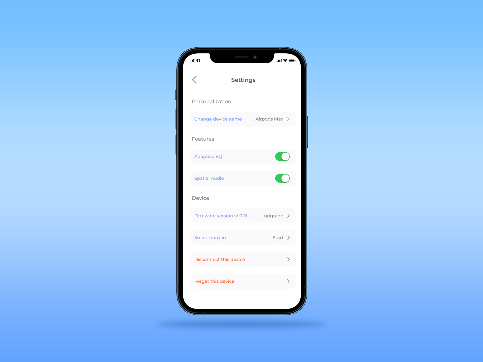 settings app design by Hareesh Kaladharan on Dribbble